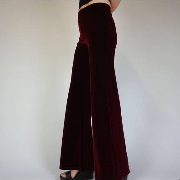 Quintessential Hippie | Velvet Bell Bottoms - Picture 4 of 7